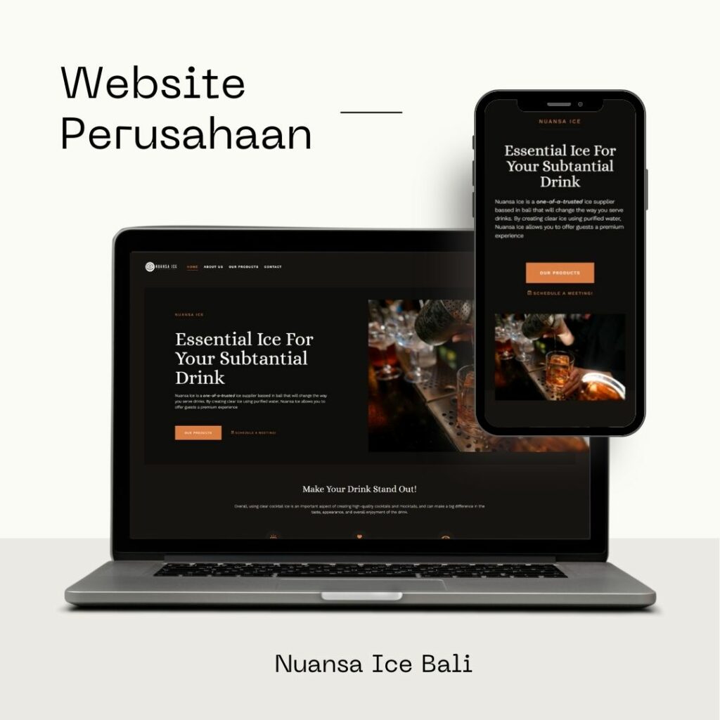 Website Perusahaan Nuansa Ice Bali