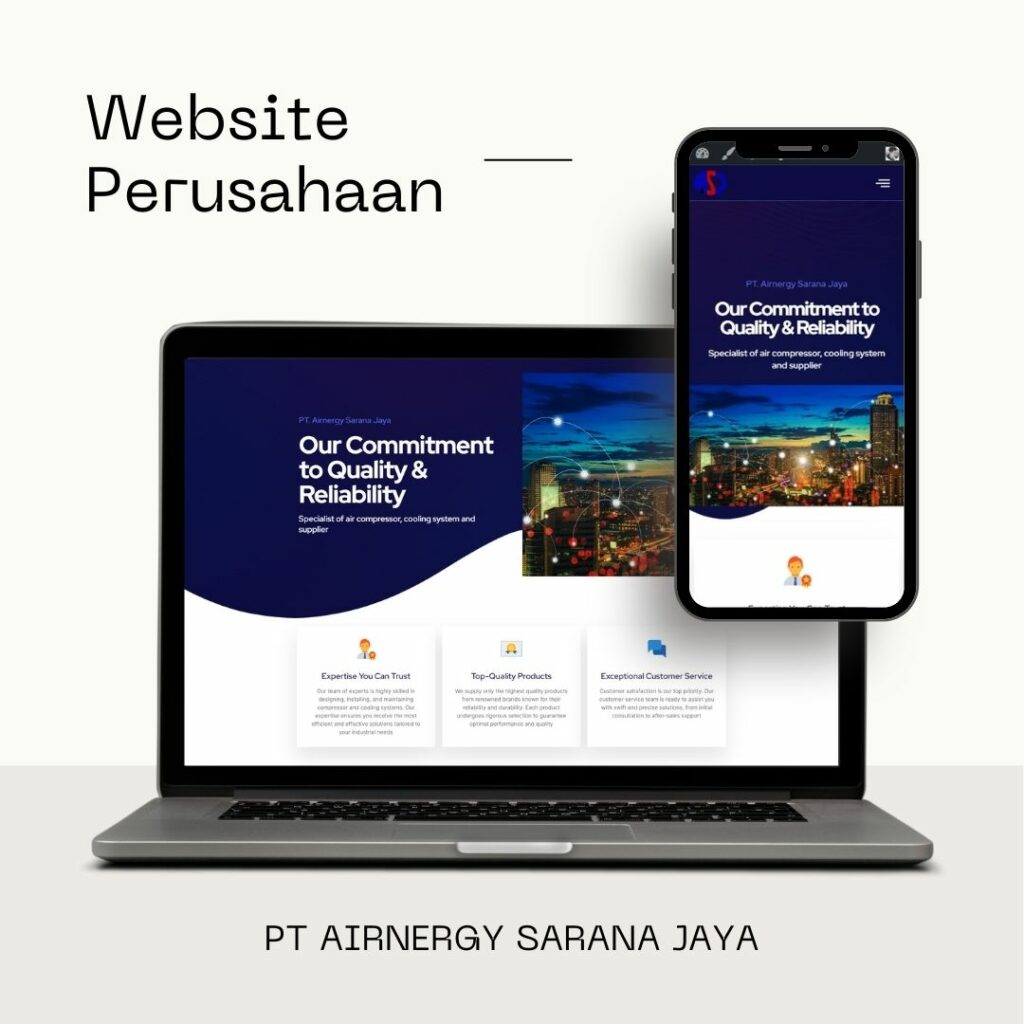 Website Perusahaan PT Airnergy Sarana Jaya