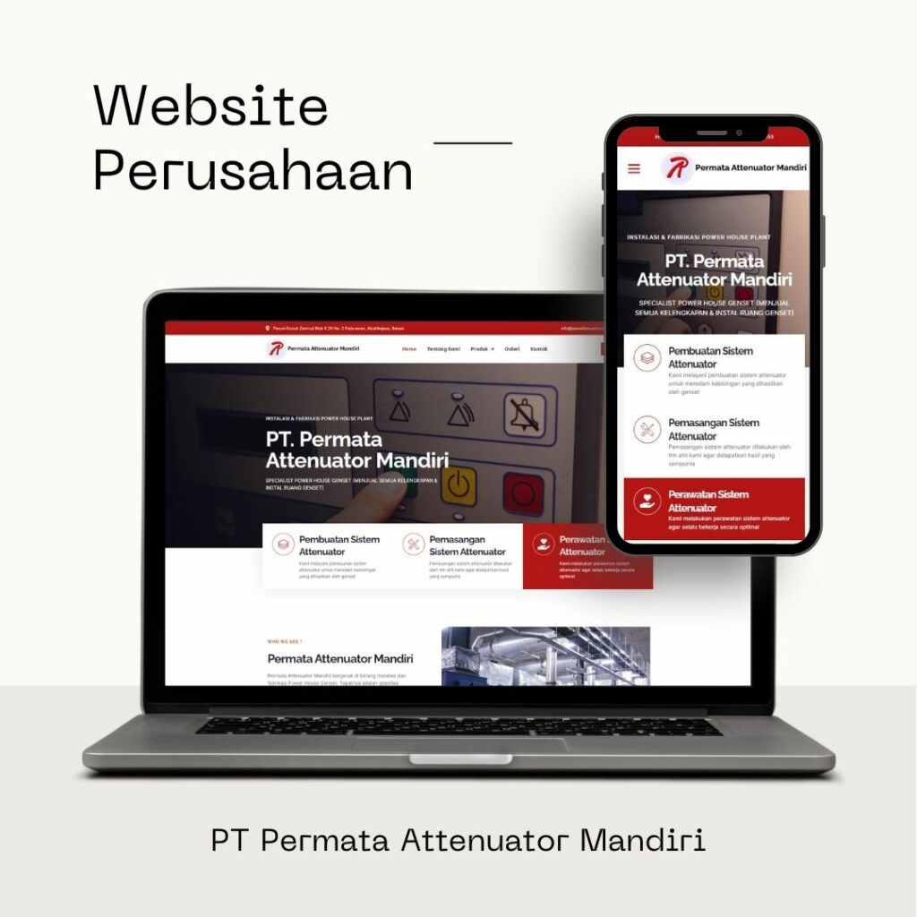 Website Perusahaan PT Permata Attenuator Mandiri